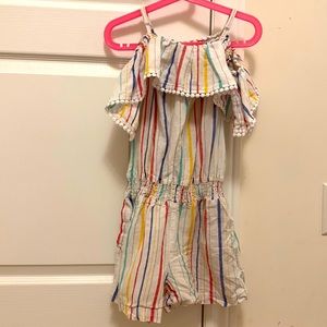 Multi-coloured girls romper